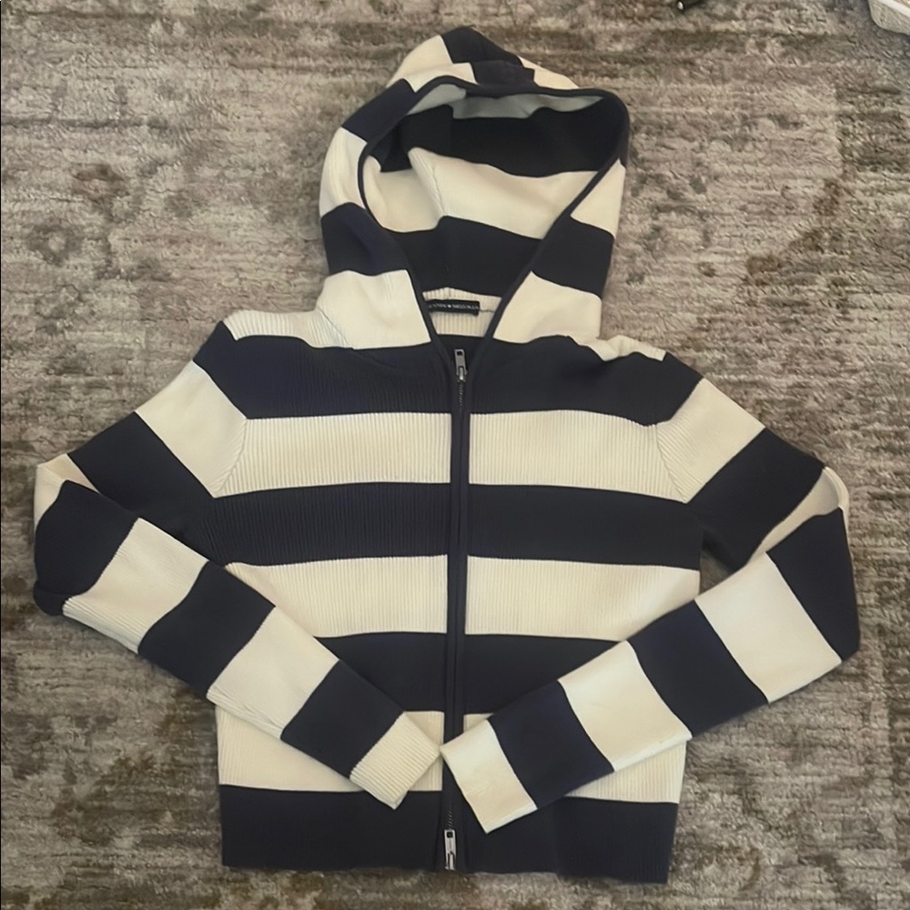 Striped Navy and White Jacket
